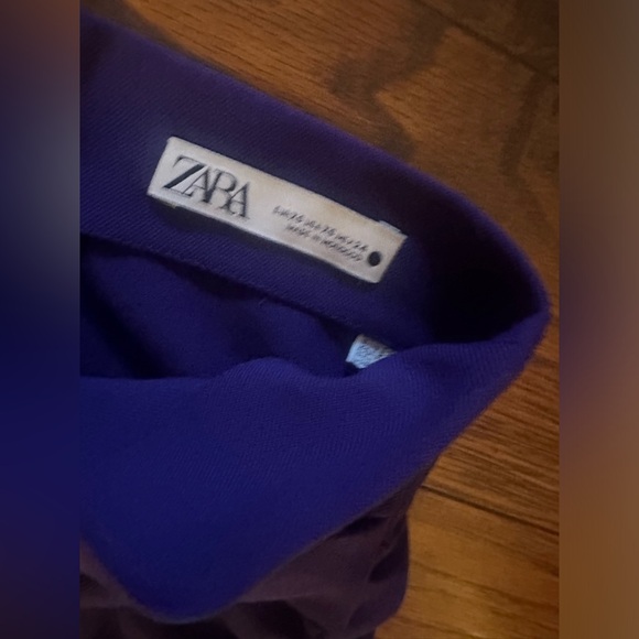 Zara purple mini ruched skirt - Picture 5 of 5